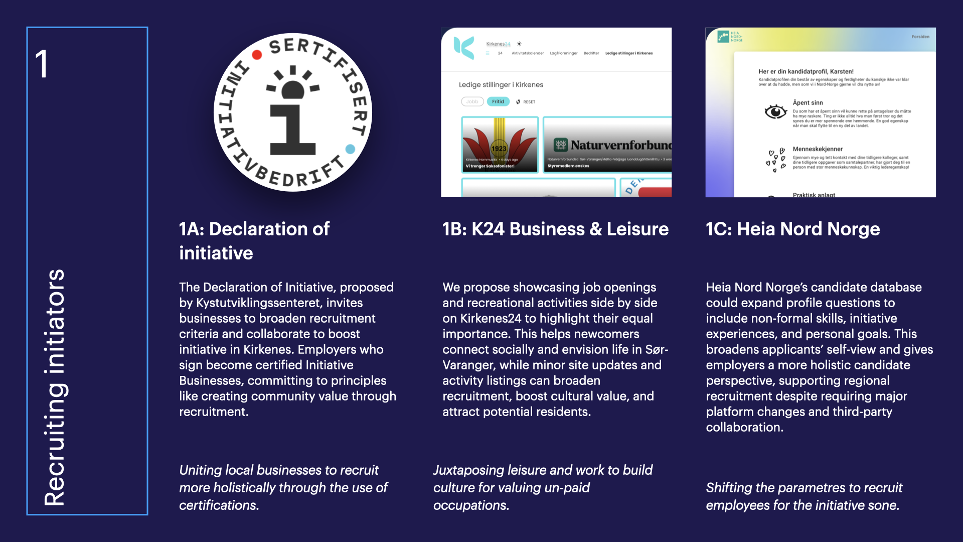 Rekuttering av initiativ